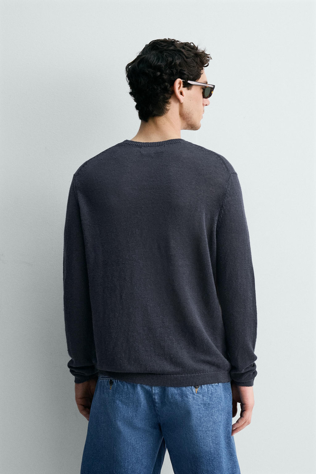 JERSEY REGULAR FIT 100% LINO / Crudo - Zara фото 3