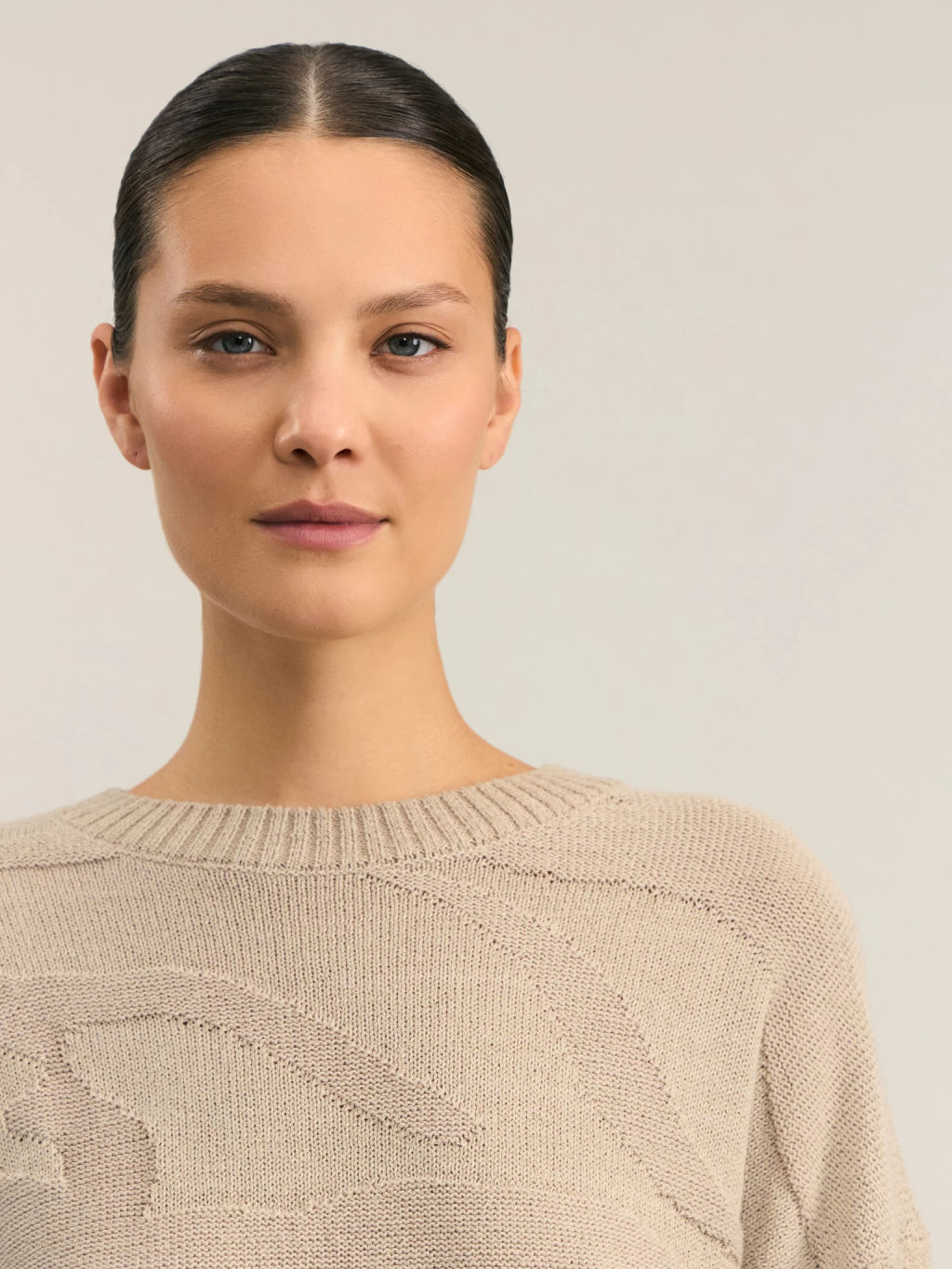 Джемпер с абстрактным рисунком / Zarina  фото 6