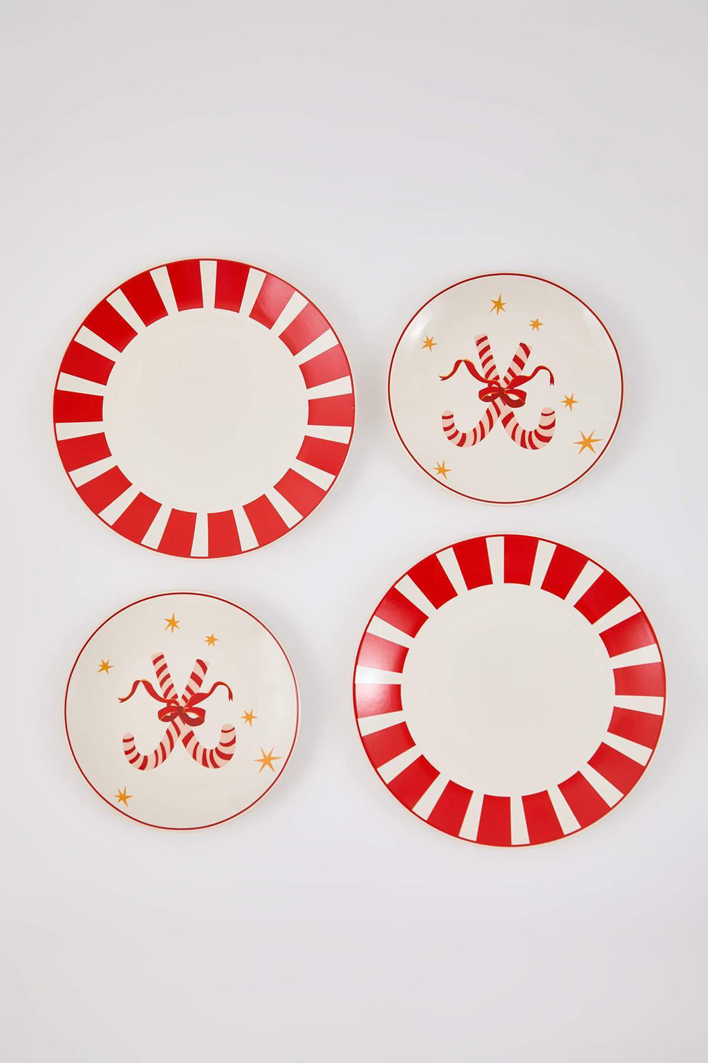 2li Y?lbas? Seker Kam?s? Pasta Tabag? 20cm & 2li Cizgili Servis Tabag? 26cm TPHAW26TBK00010 - Trendyolmilla фото 3