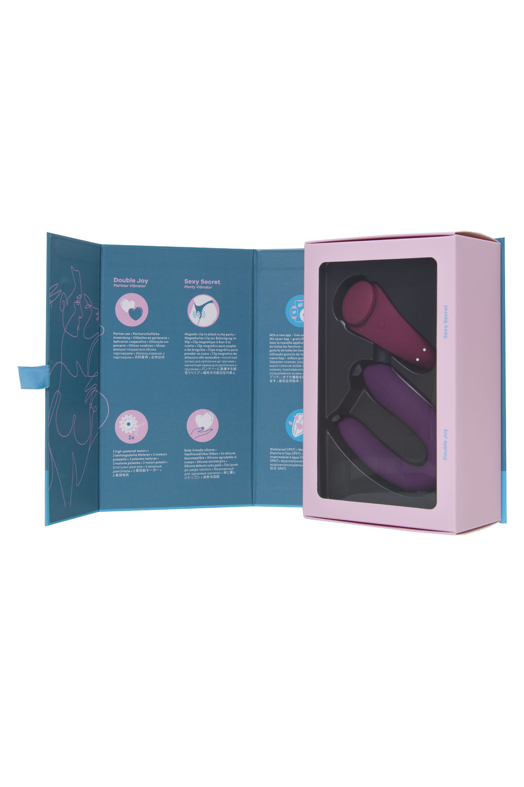 Набор вибраторов Satisfyer Box 1 Connect App (Double Joy + Sexy Secret)