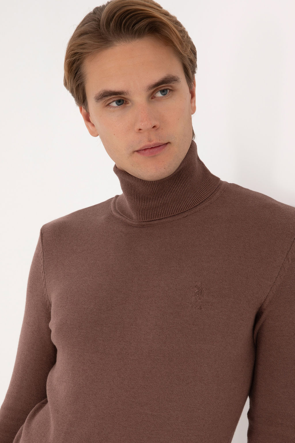 Erkek Vizon Melanj Basic Kazak - U.s. polo assn фото 9
