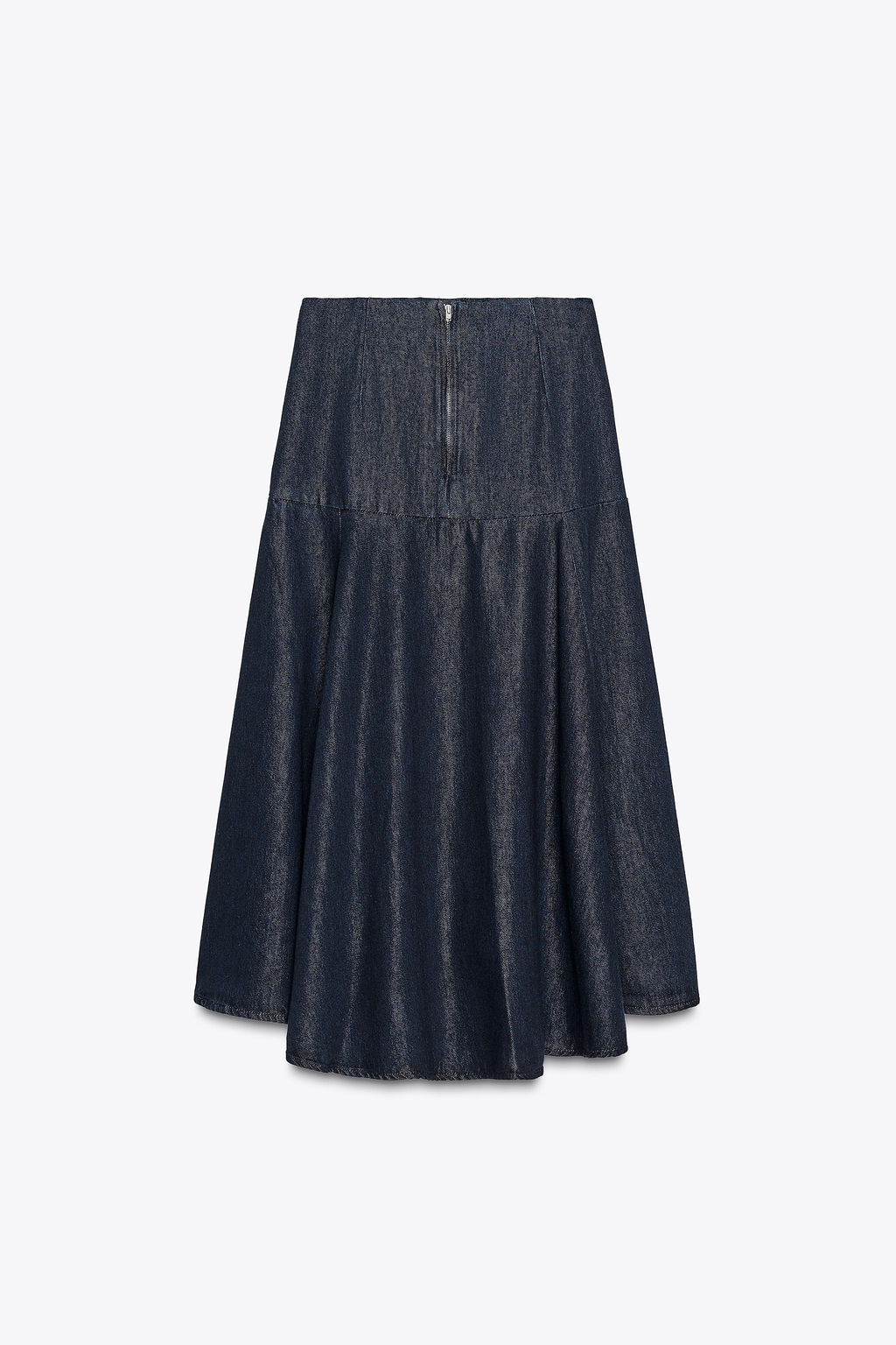 ZW COLLECTION DENIM MIDI SKIRT