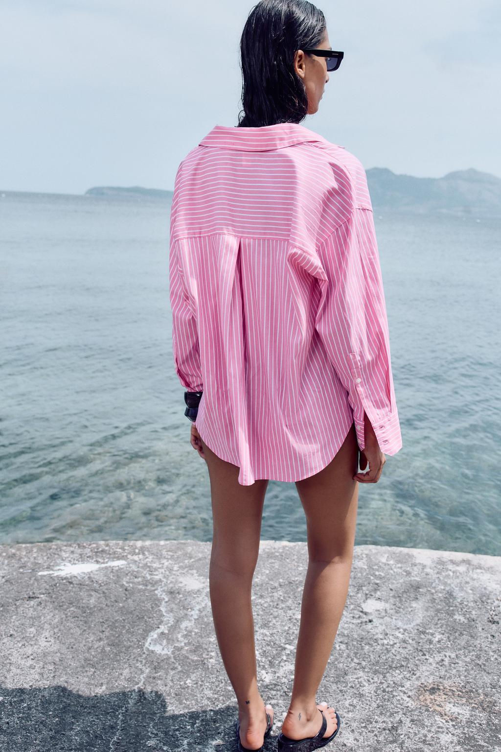 BASIC POPLIN SHIRT - Zara фото 23