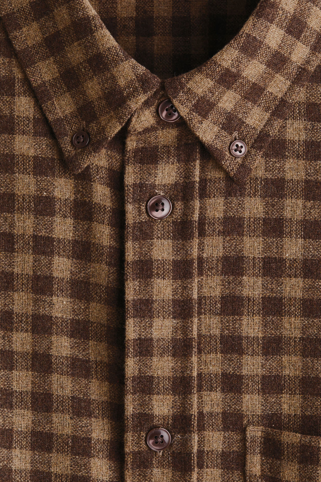 Camisa en mezcla de lana Relaxed Fit - H&m фото 5