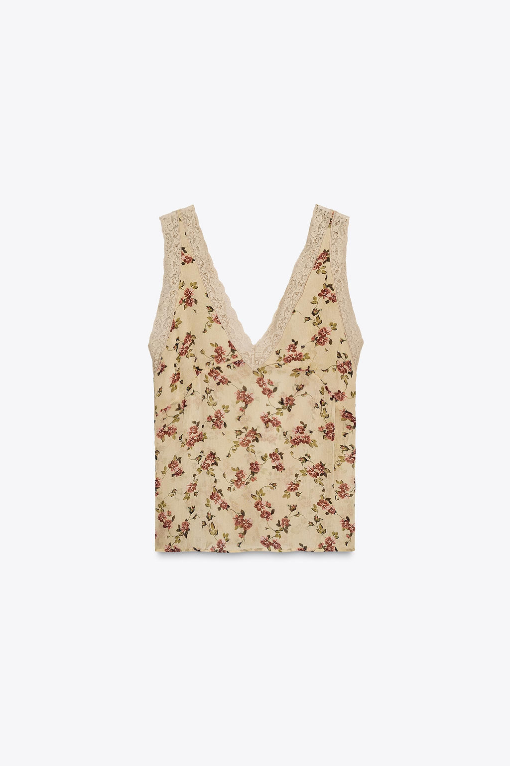 FLORAL LACE TOP - Zara фото 9