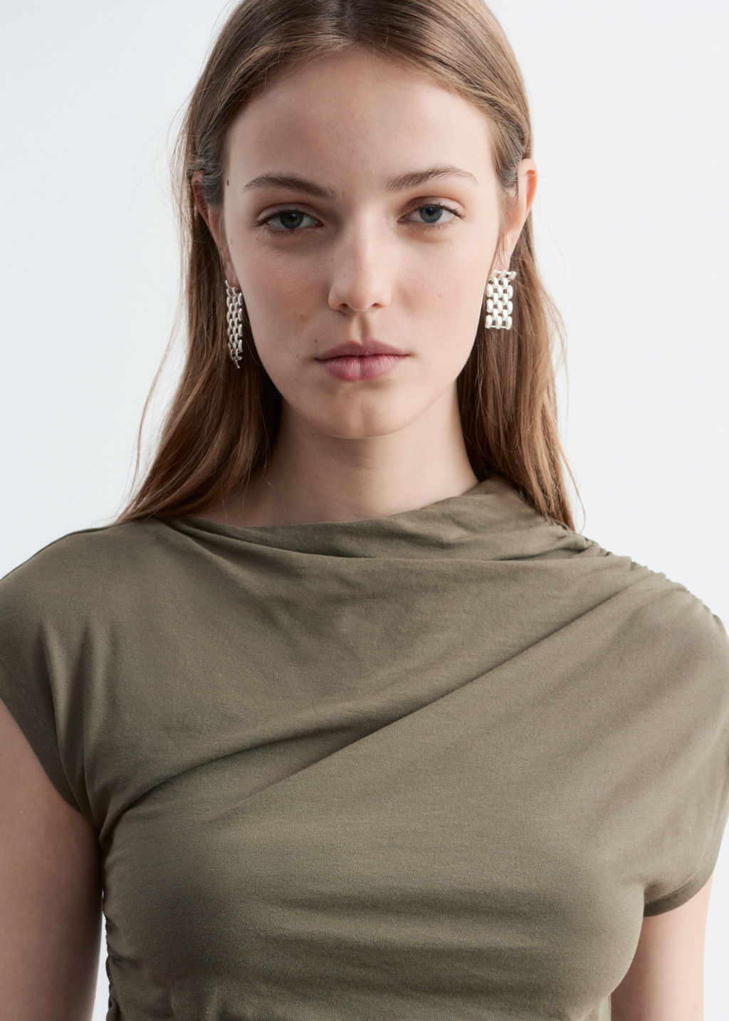 Top de punto drapeado - H&m фото 8