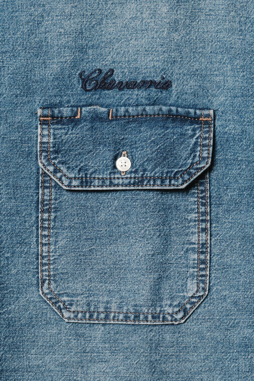 CAMISA DENIM BOXY FIT BORDADO WILLY CHAVARRIA X ZARA / Azul medio  фото 4