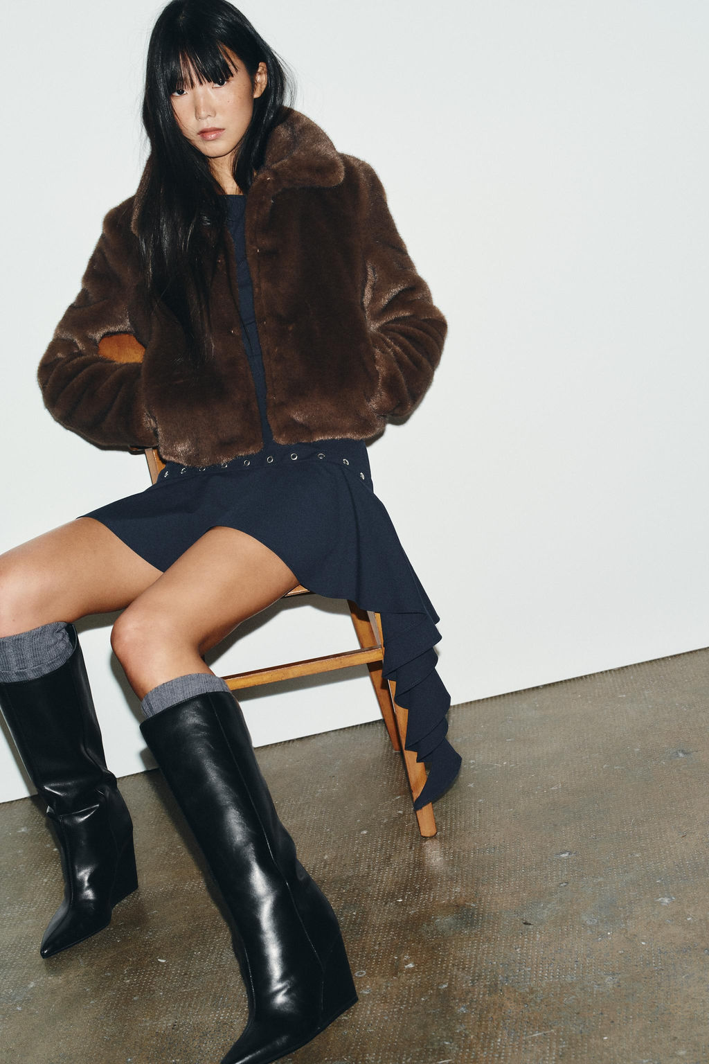 WEDGE HEEL BOOTS - Zara фото 2