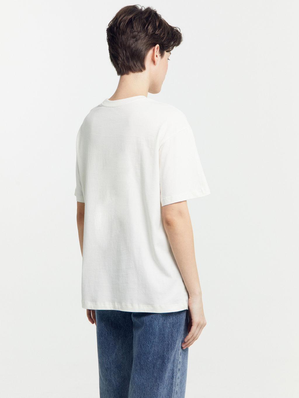 Футболка женская в молочно-белом цвете молочный 112678 - Mark formelle фото 7