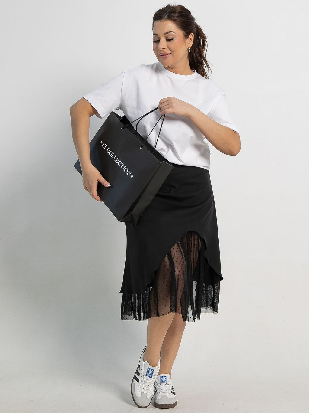 Юбка Виттория (черная) Ю15110-3М - Lt collection фото 12
