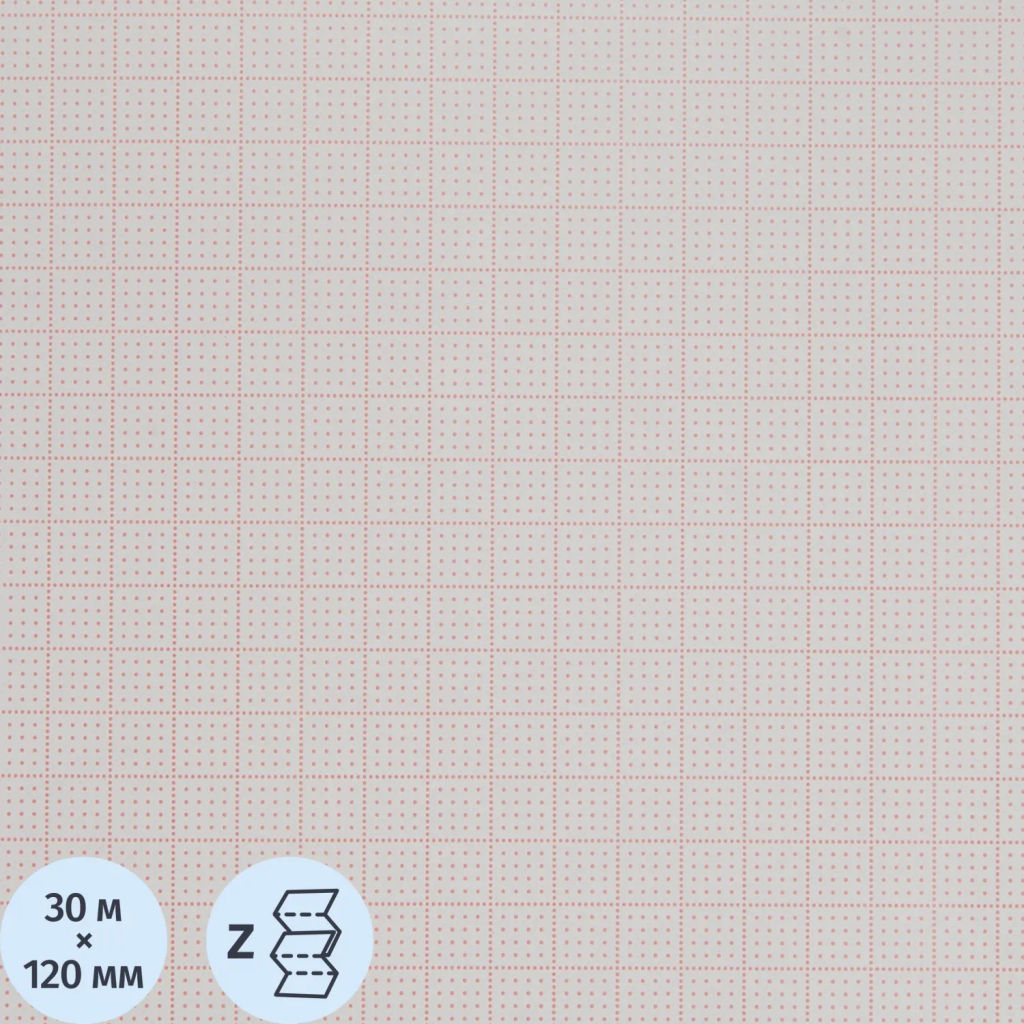 Лента тепл.регист. для ЭКГ CARDIETTE AR-1200 120х100х300, К120Z100АК300