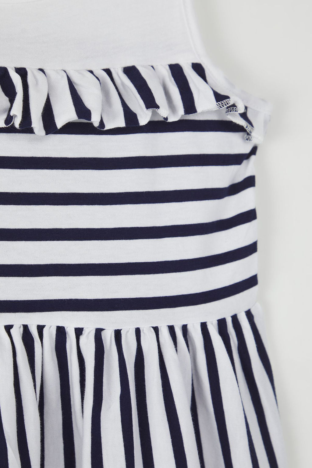 Pembe K?z Cocuk %100 Pamuk Cizgili Kolsuz Mini Bayraml?k Orme Elbise TKDSS25EL00062 - Trendyolmilla фото 5