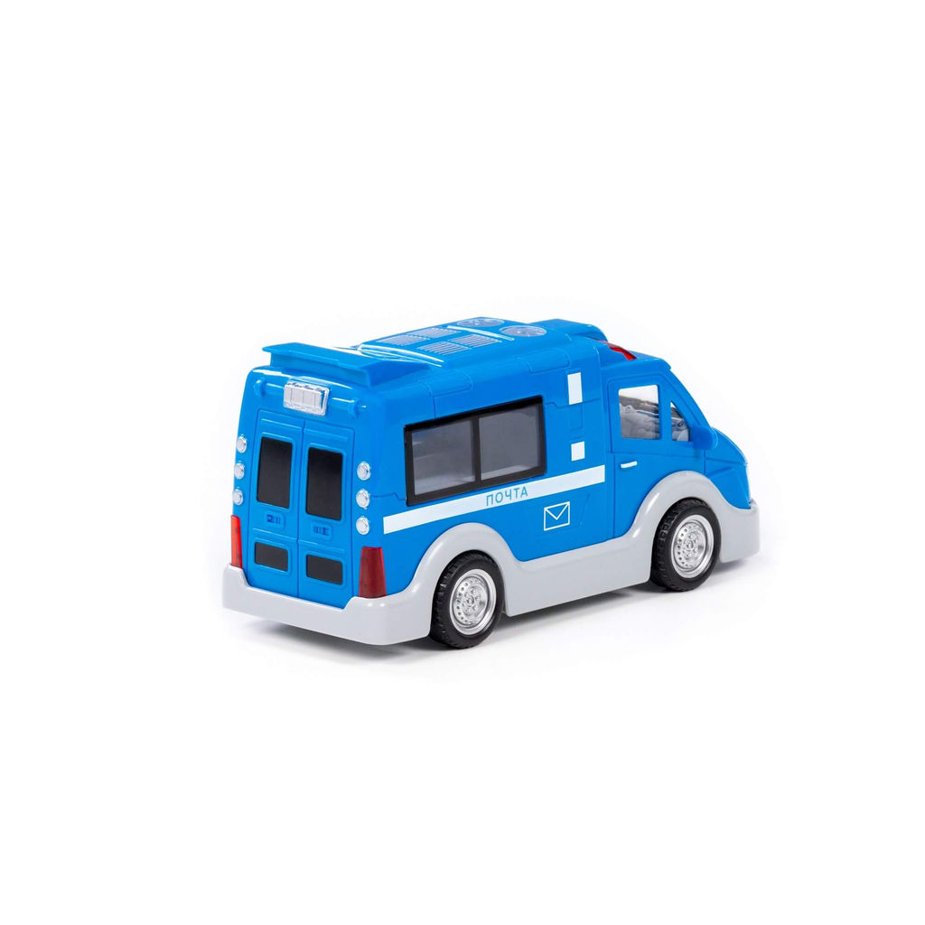 Почта, автомобиль инерционный (со светом и звуком) (в пакете) - Полесье фото 4