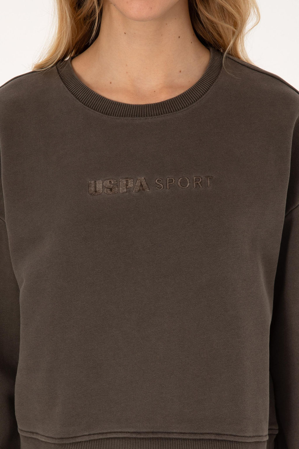 Kad_n Koyu Kahverengi Sweatshirt - U.s. polo assn фото 6