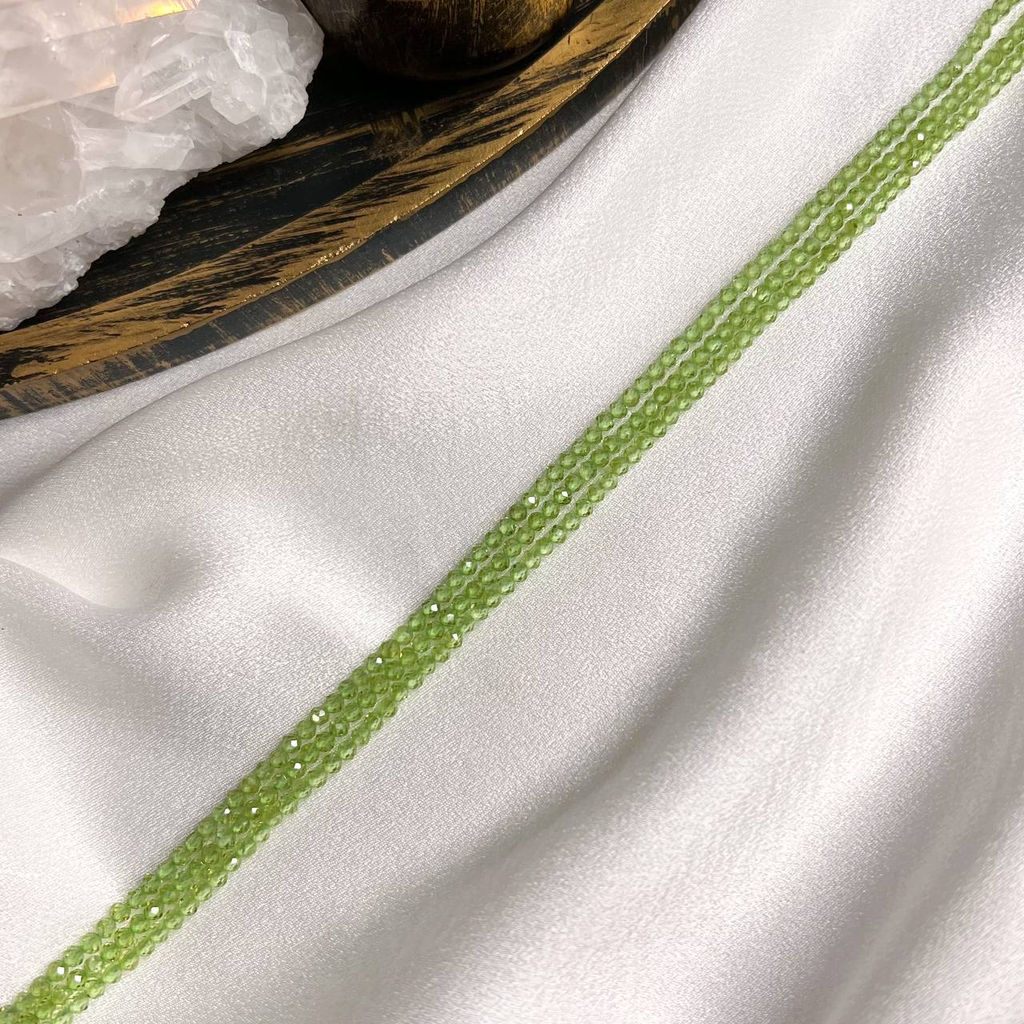 Бусины для украшений из Хризолита огранка - Радуга самоцветов фото 2