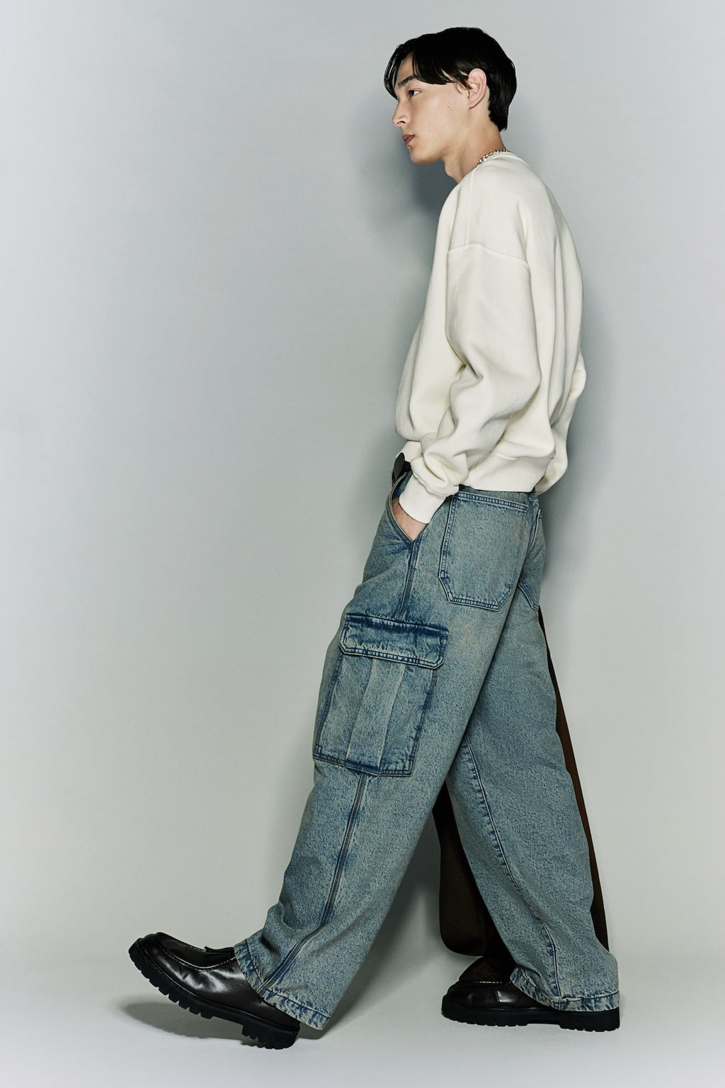 Sudadera de algodon Oversized Fit - H&m фото 4