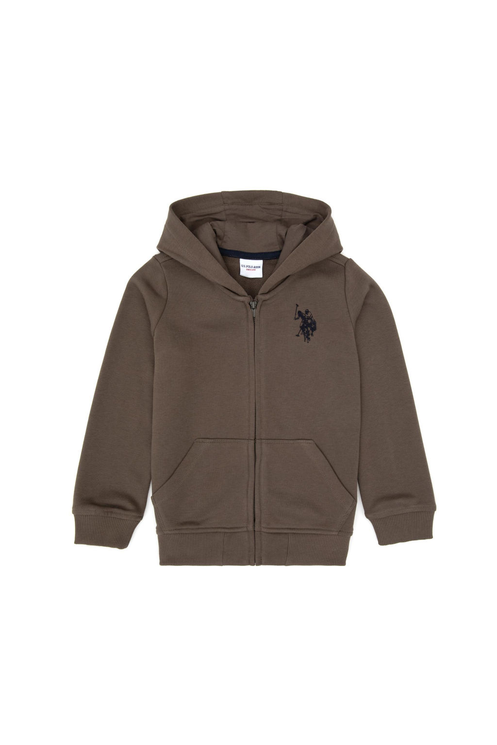 Erkek _ocuk Vizon Fermuarl_ Kap__onlu _rme H_rka