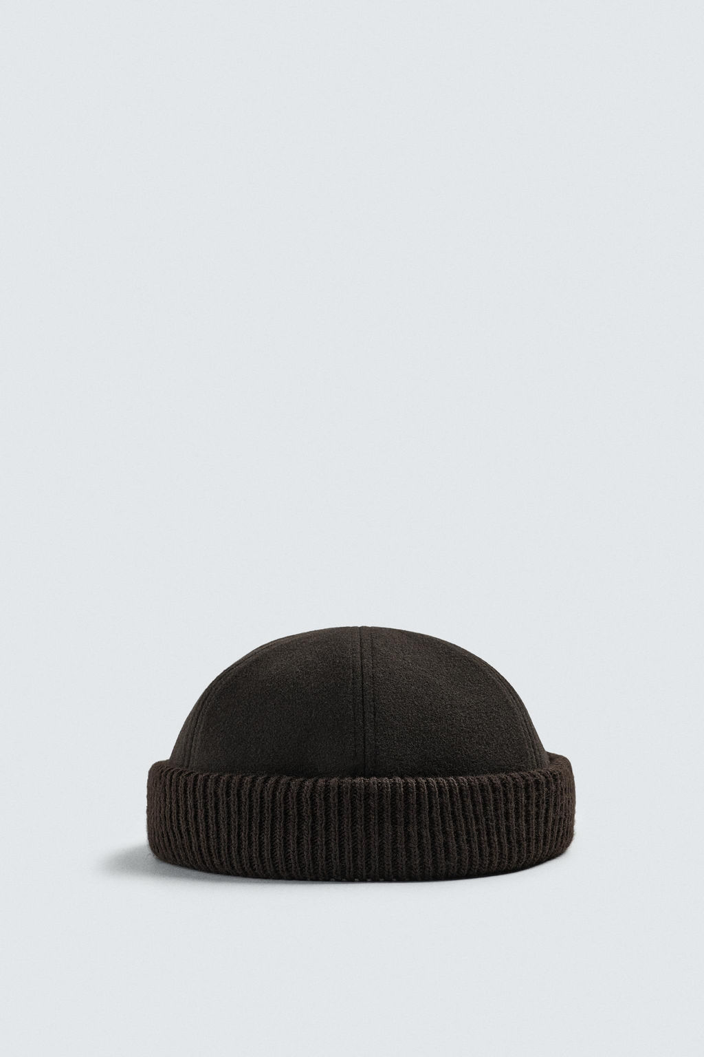 GORRO CORTO COMBINADO FRANELA / Marr?n - Zara фото 3