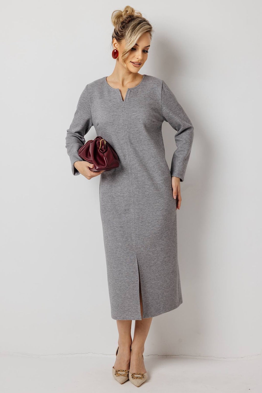 Платье женское 6155Н/08/Серый