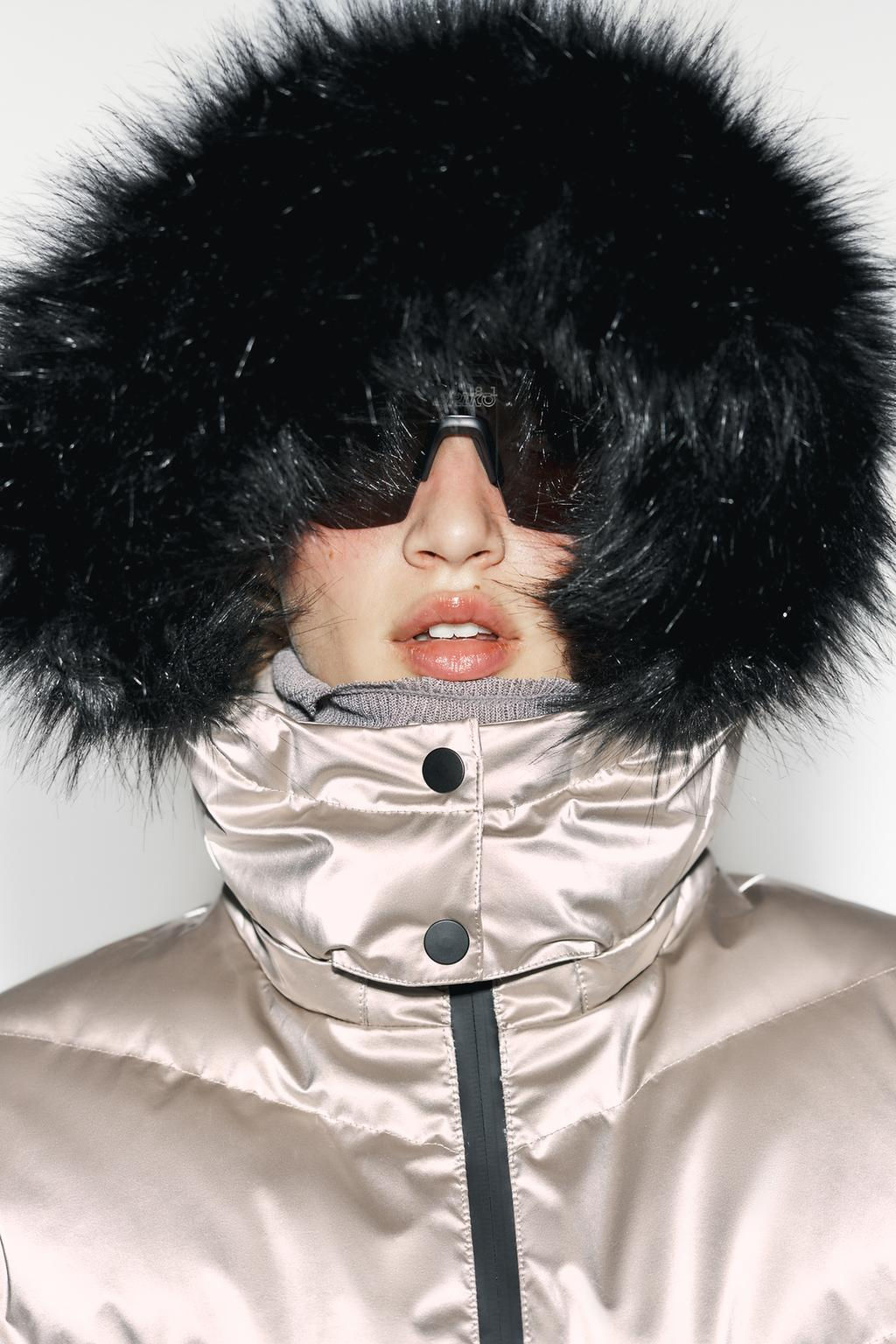 WATER-RESISTANT WINDPROOF DOWN PUFFER JACKET RECCO® TECHNOLOGY SKI COLLECTION, CHARACTERISTICS - Zara фото 2