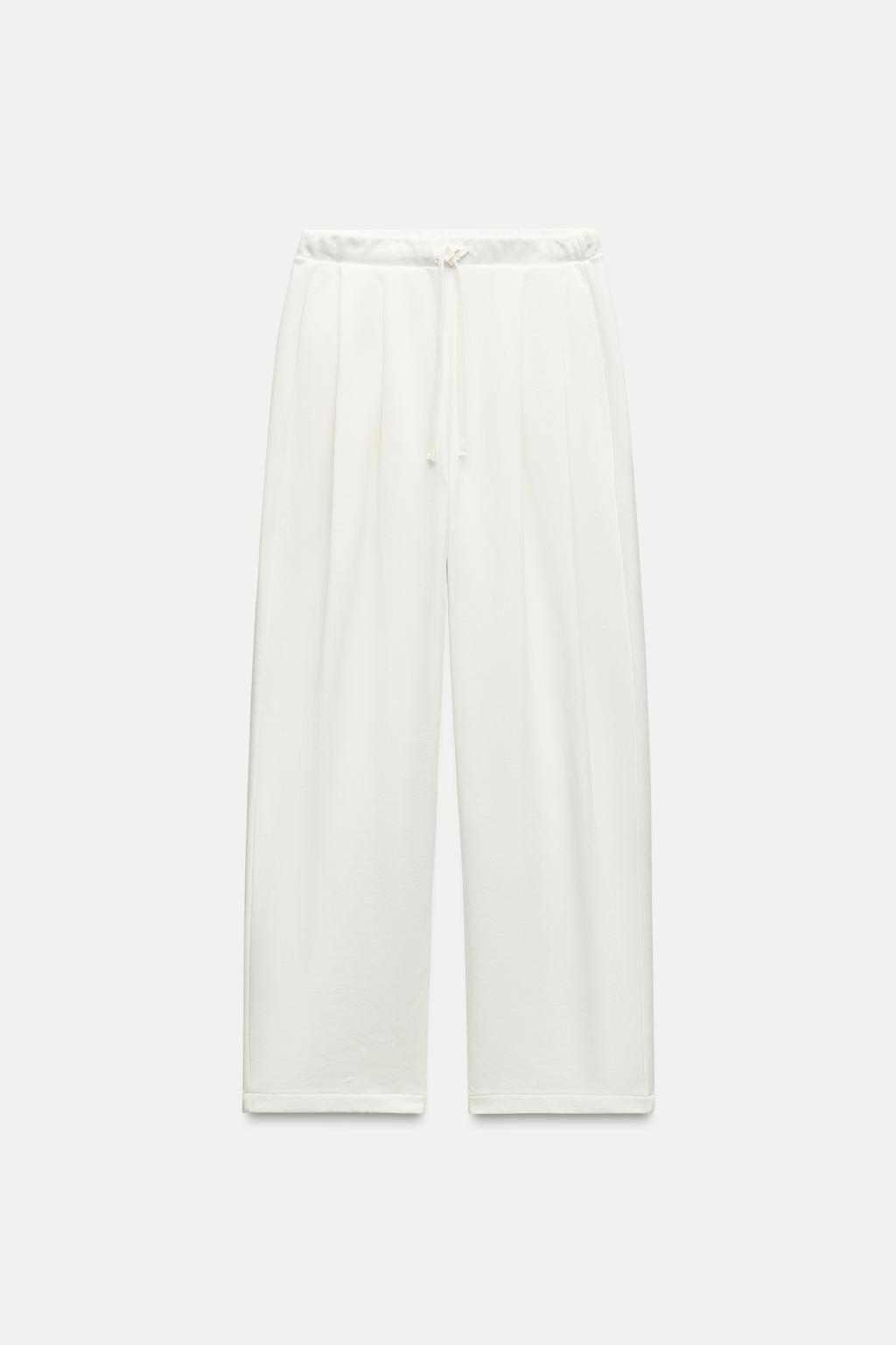 JOGGERS WITH PLEAT DETAIL - Zara фото 6
