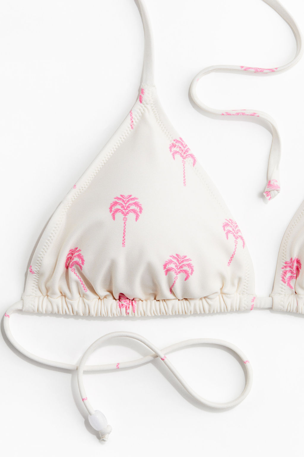 Top de bikini triangular con relleno - H&m фото 5