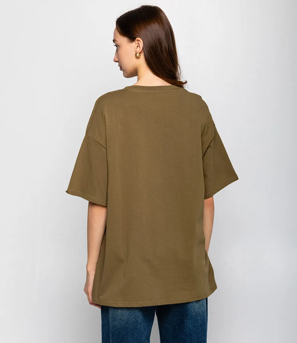 Футболка #КТ67-3, хаки