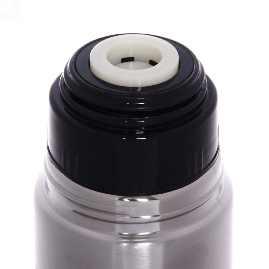 Термос с металлической колбой 1000 мл"Для согрева" Серп и молот