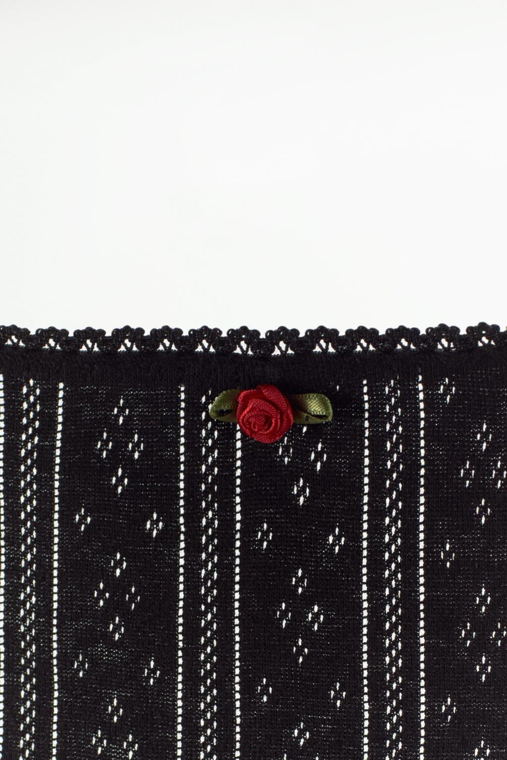 POINTELLE TOP WITH LACE TRIMS - Zara фото 11