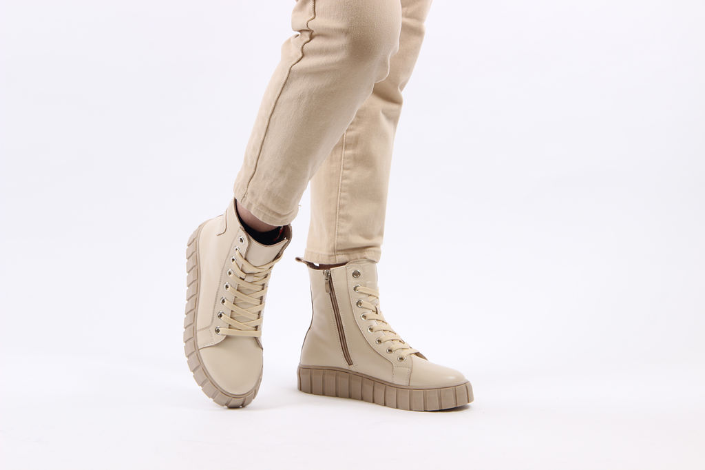 Ботинки EDART 214.1918be. beige/байка