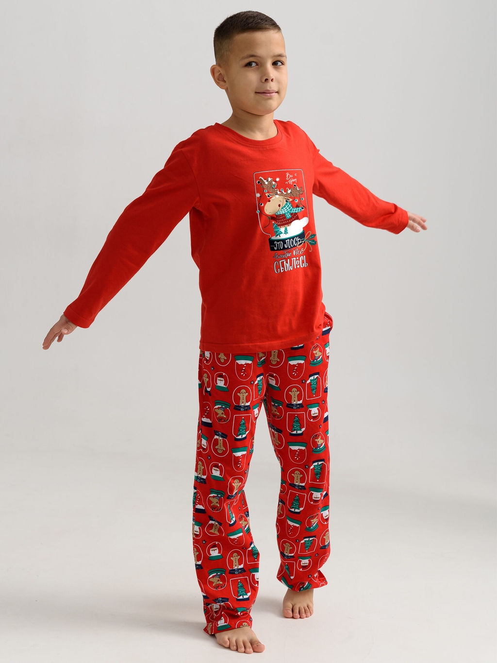 Пижама детская 100% хлопок Все будет! для мальчика - Оптима фото 6