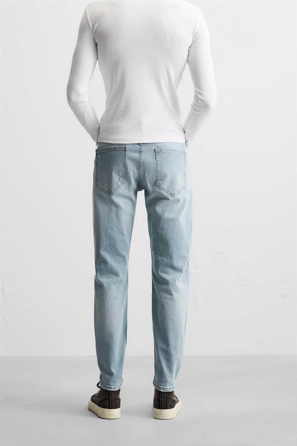 RIPPED SKINNY FIT JEANS - Zara фото 3