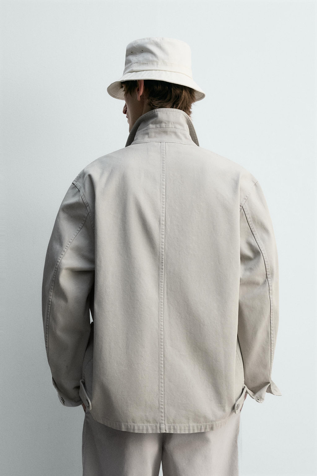 RELAXED FIT WASHED JACKET WITH POCKETS - Zara фото 12