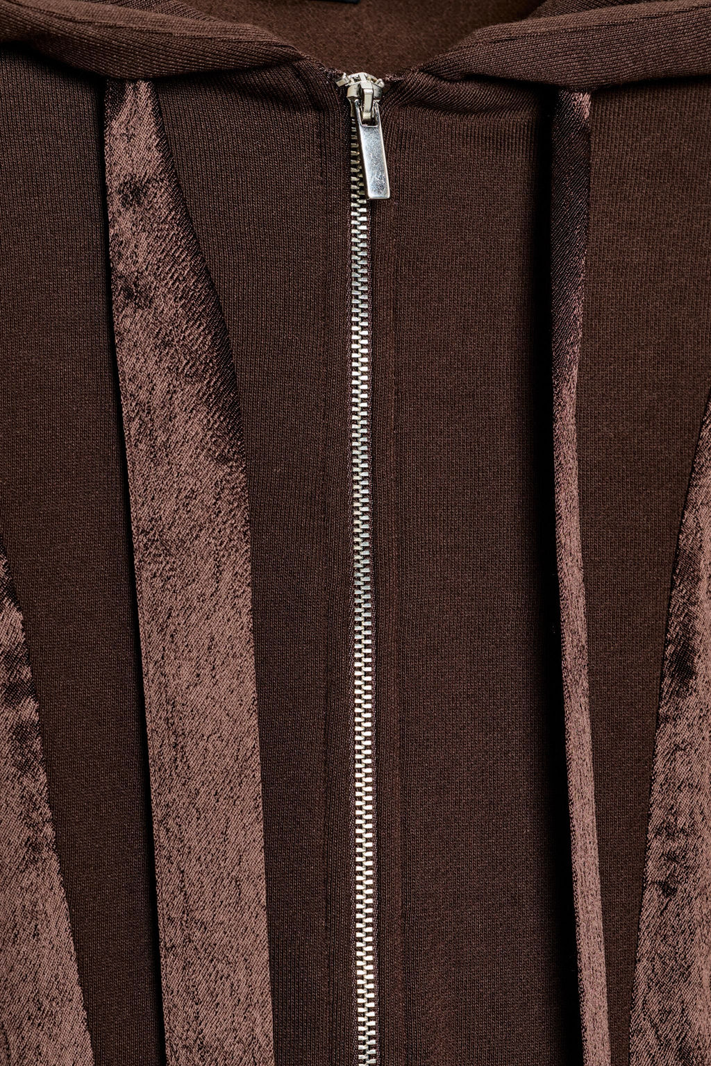 HOODED SATIN CONTRAST SHIRT - Zara фото 9