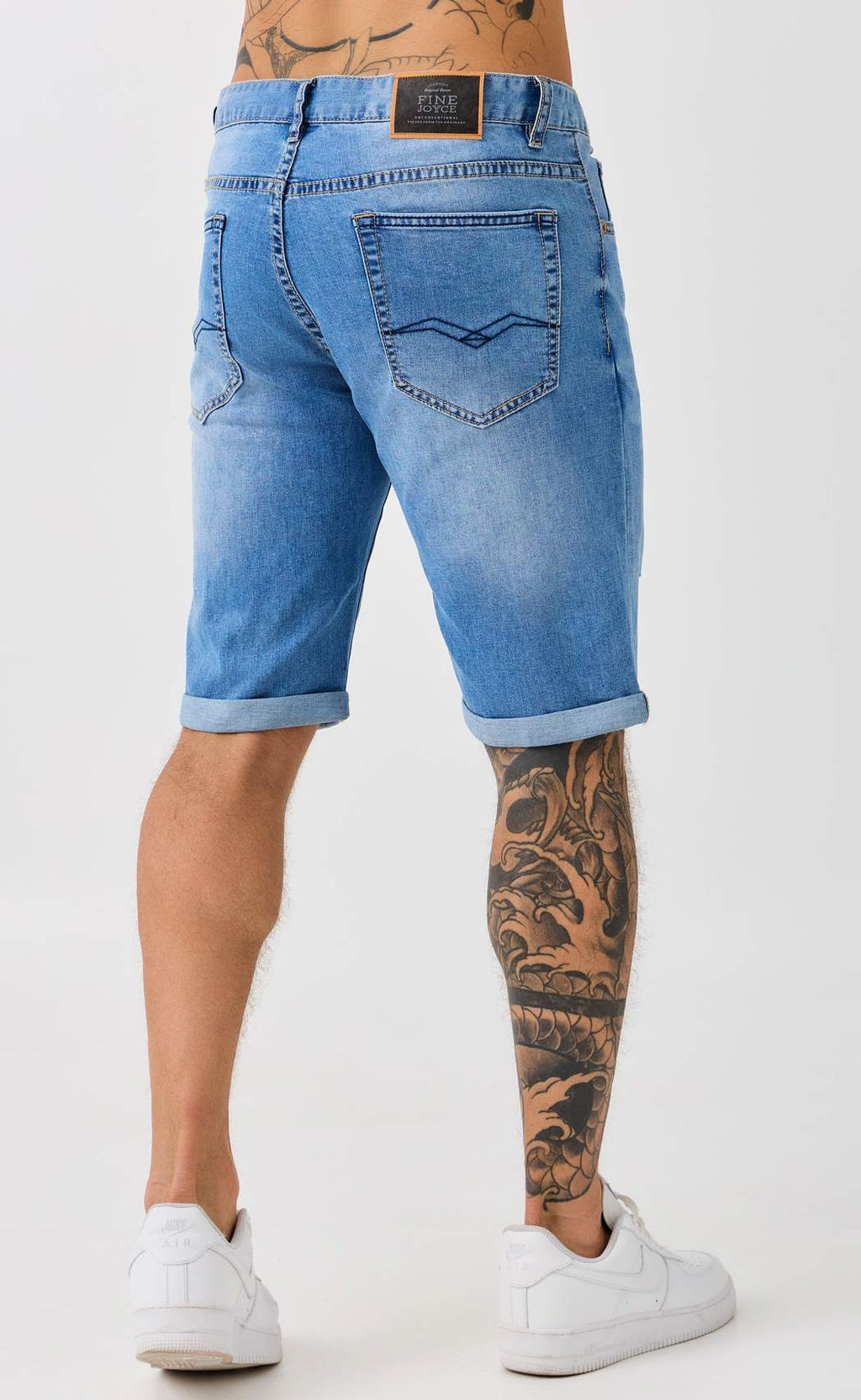 Шорты джинс FA211-0972 l.blue - Fine joyce фото 6