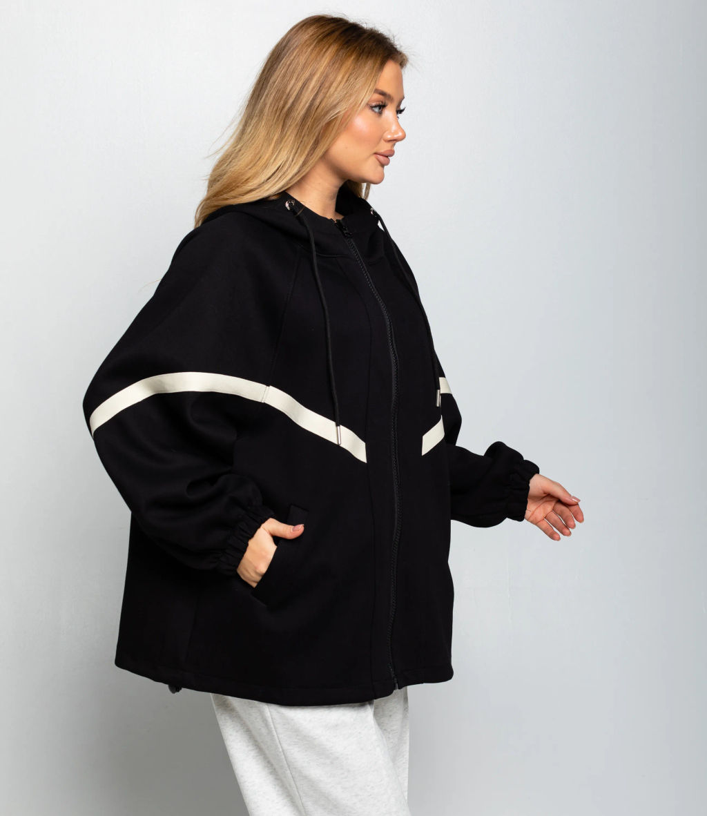 Толстовка #КТ5993, чёрный - Dommod фото 2