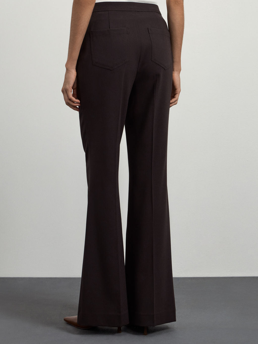 Брюки клеш из вискозы / Zarina  фото 4