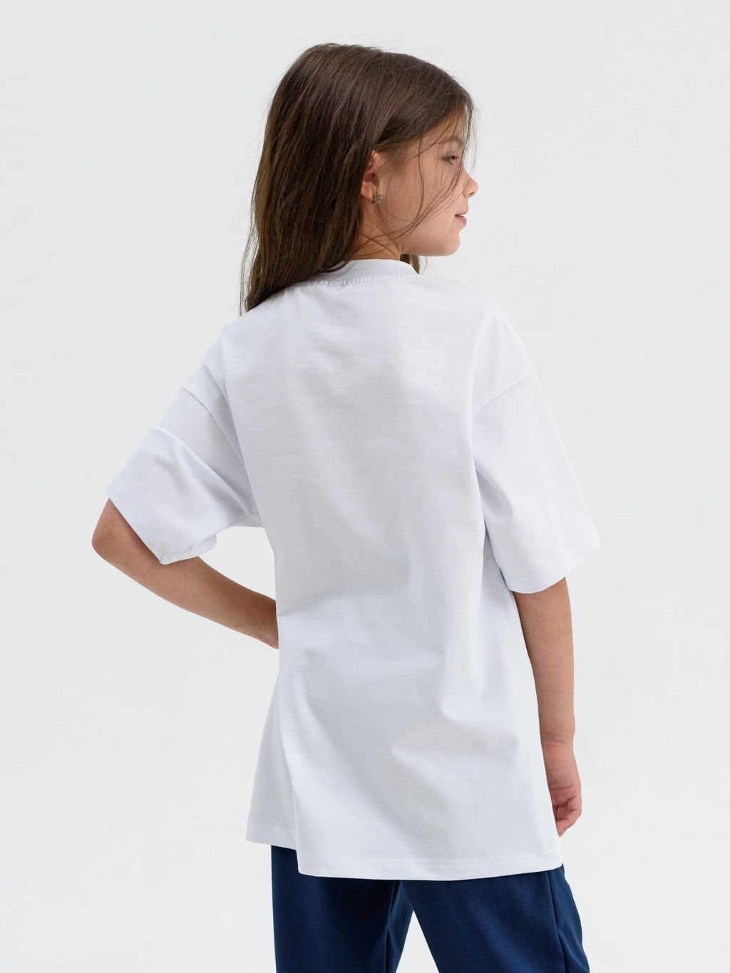 Футболка для девочки Оверсайз - Оптима фото 2