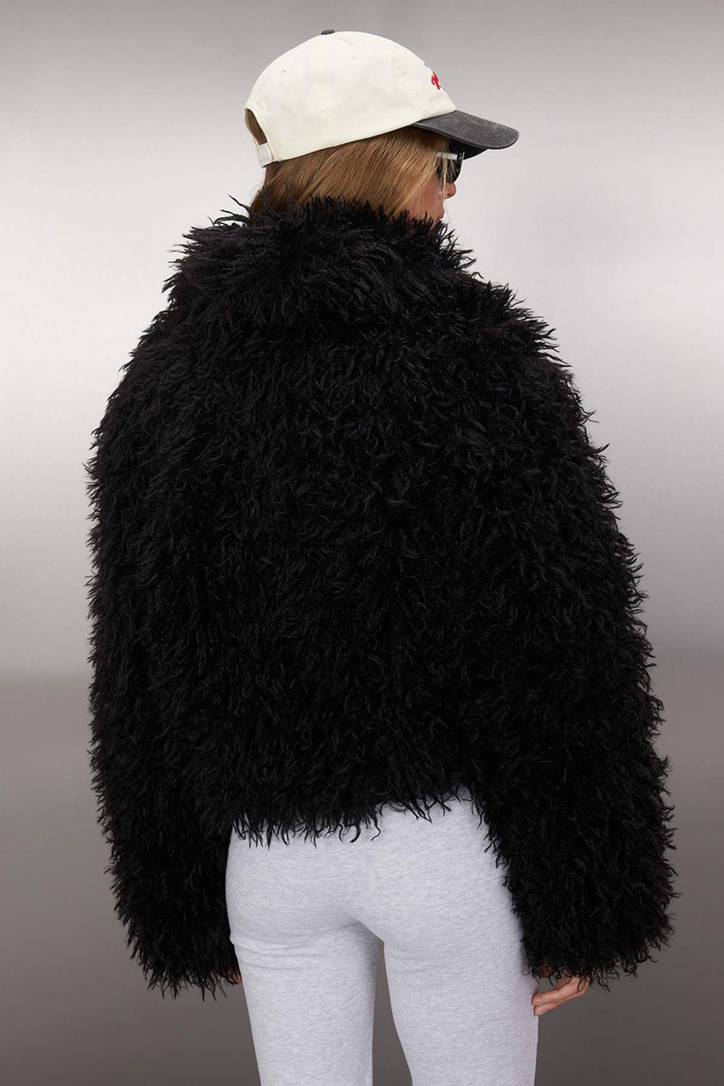 Siyah Oversize Kal?p Kurk Mont TWOAW26MO00051