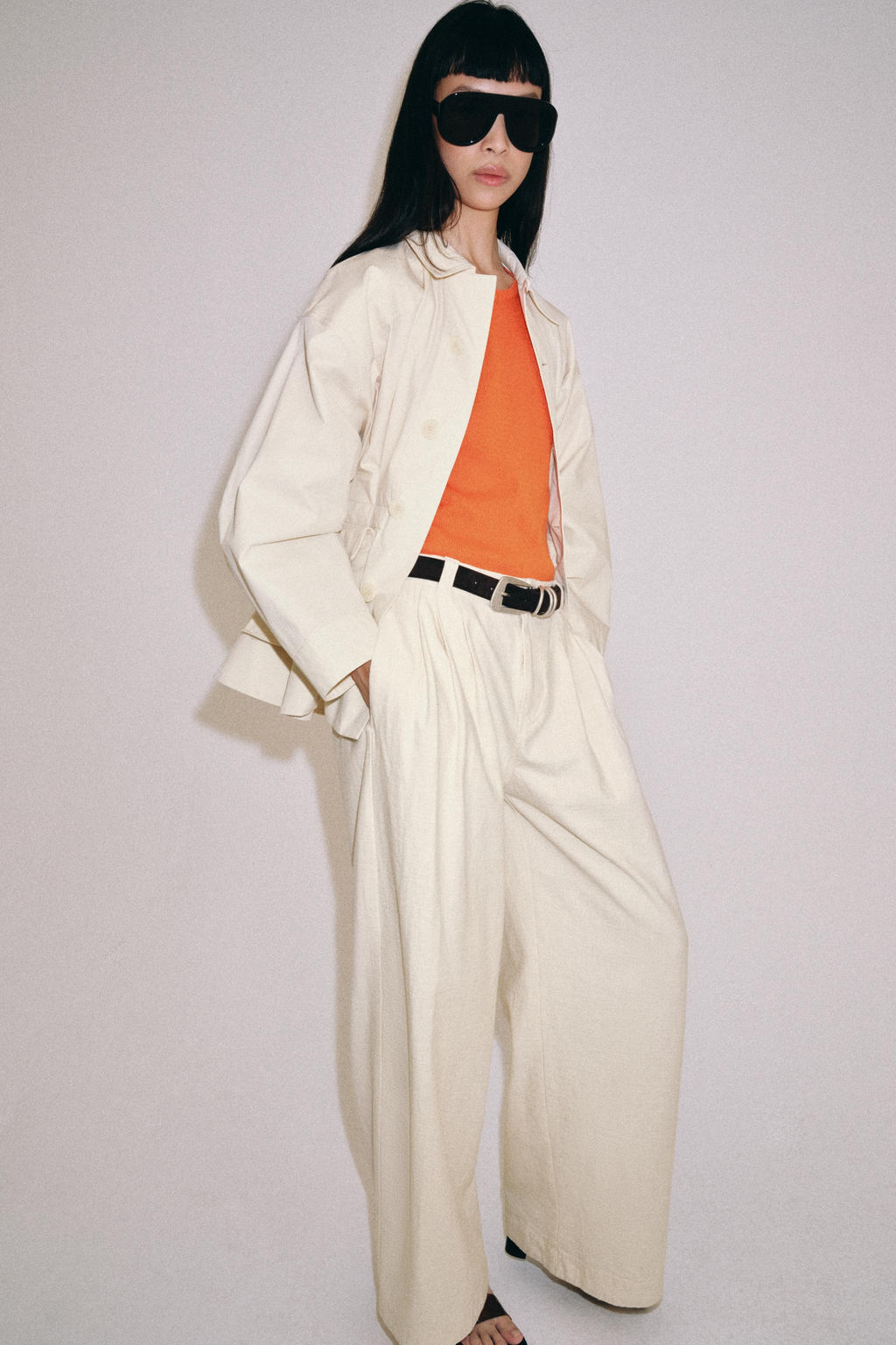 PANTAL?N OVERSIZE ZW COLLECTION / Crudo - Zara фото 5