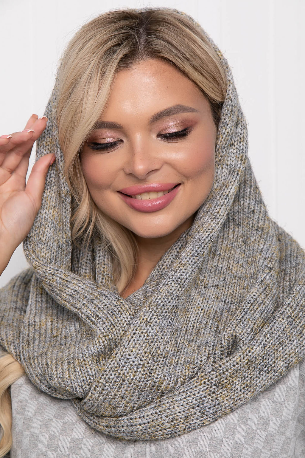 Снуд (серый) СВ2 - Lt collection фото 4