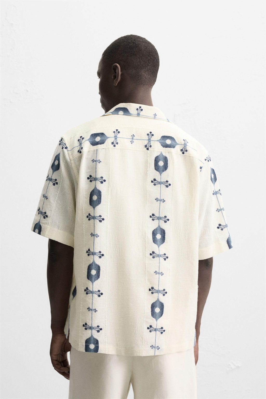 CONTRAST JACQUARD SHIRT - Zara фото 12