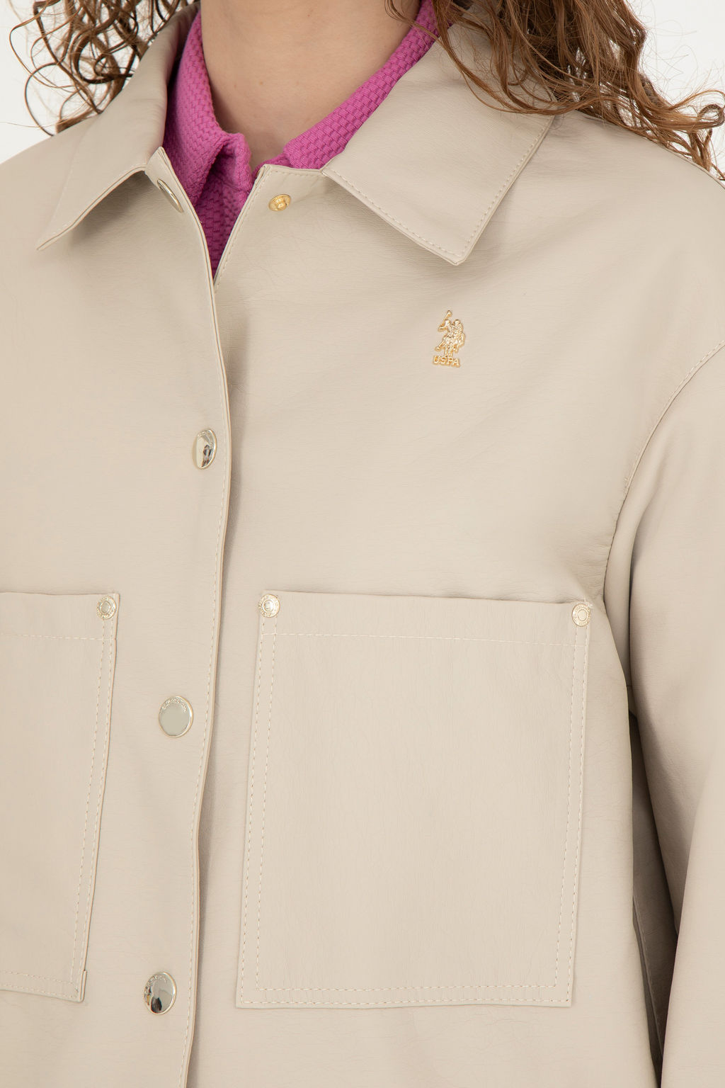 KadДn TaЕ Deri Ceket - U.s. polo assn фото 7