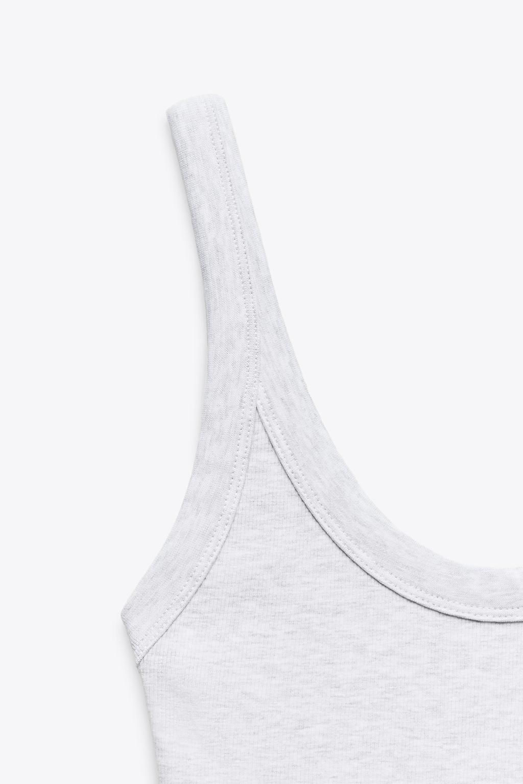 RIBBED BODYSUIT - Zara фото 15