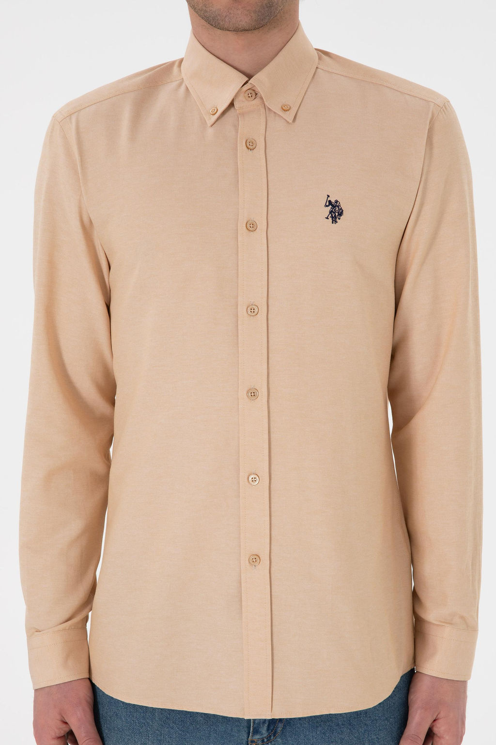 Erkek Camel Uzun Kollu Basic G_mlek Sepette S_rpriz _ndirim - U.s. polo assn фото 7
