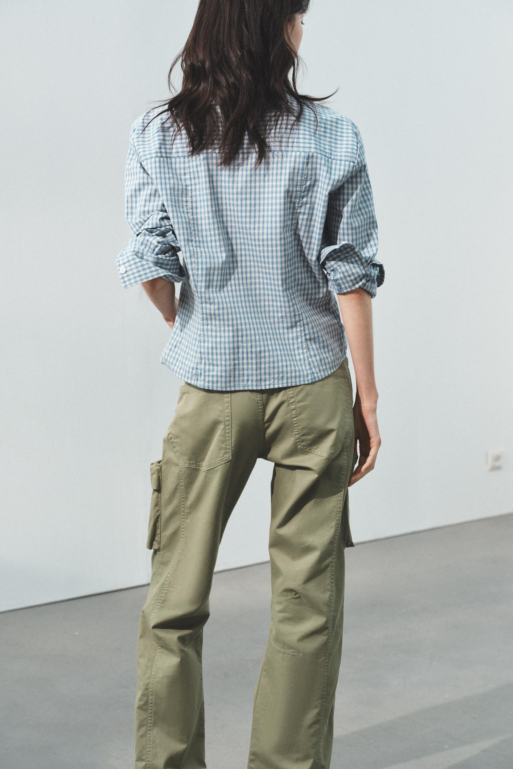 OVERSIZE STRIPED POPLIN SHIRT - Zara фото 14