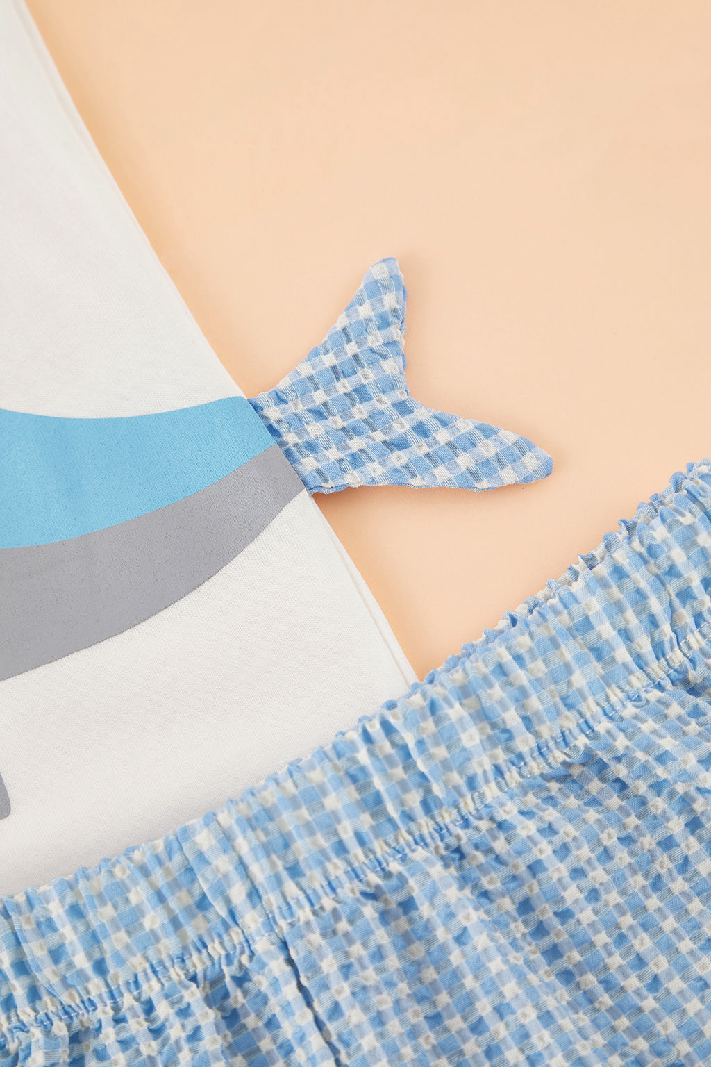 Ekru Erkek Cocuk Pamuklu Animal Bask?l? K?sa Kol Pijama Tak?m? TKDSS25PT00024 - Trendyolmilla фото 2