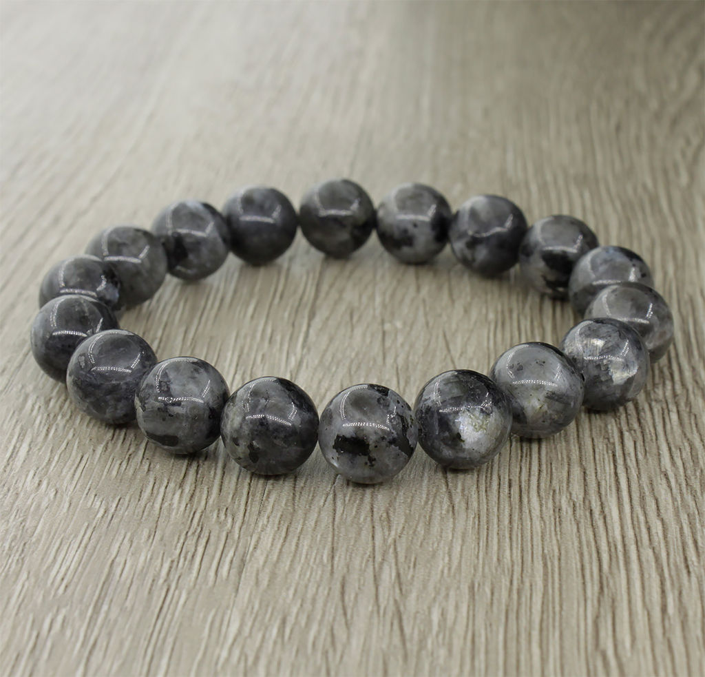 Браслет Классика 10мм ларвикит ** - Agat77 фото 3