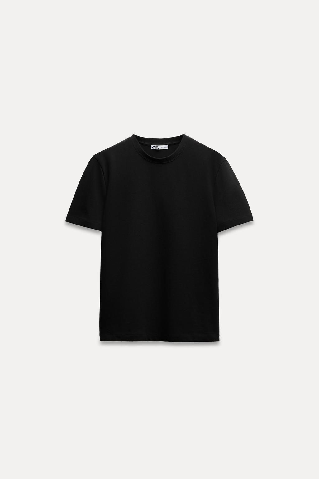 HEAVY COTTON T-SHIRT - Zara фото 39