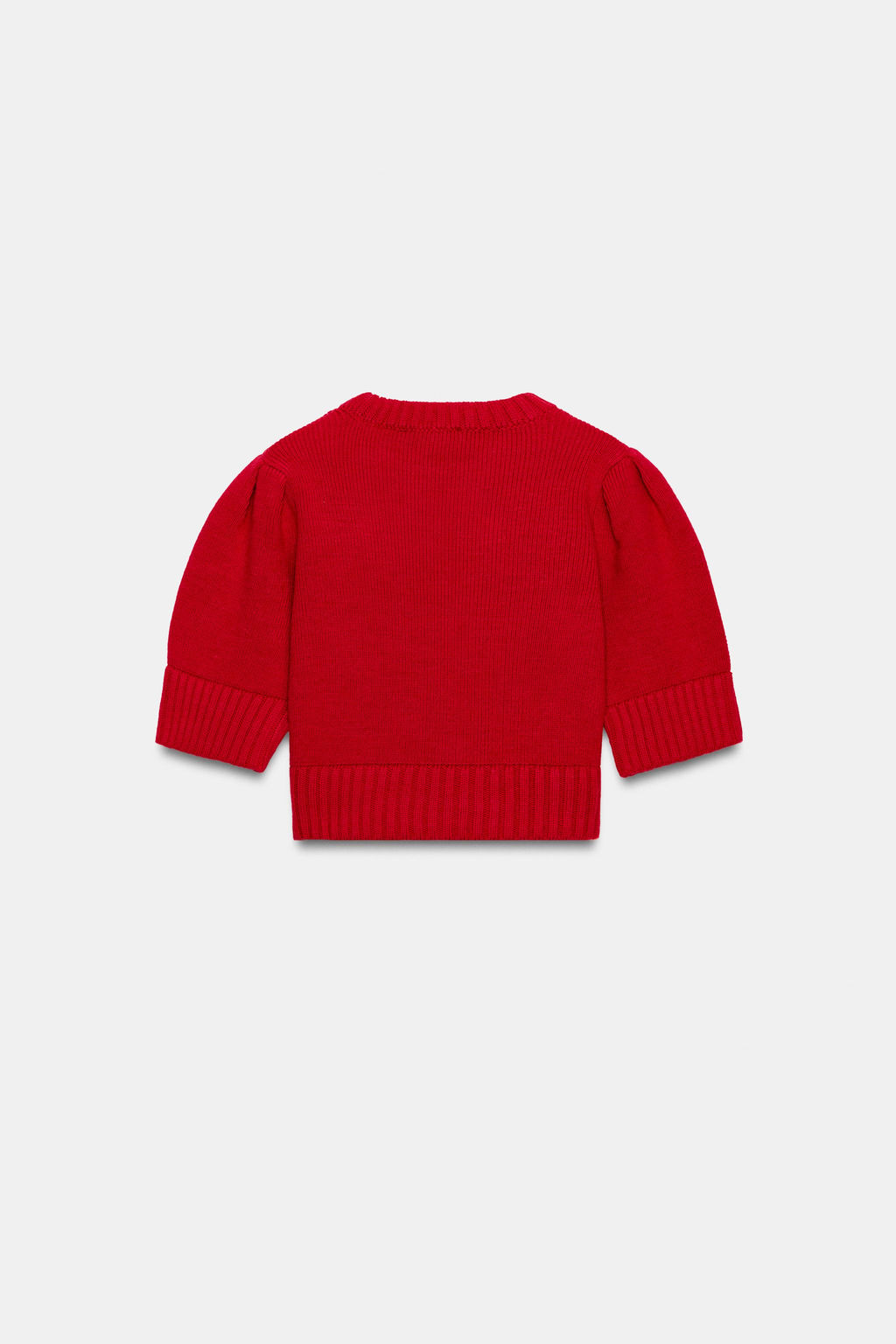 PLAIN KNIT SHORT SLEEVE JUMPER - Zara фото 6